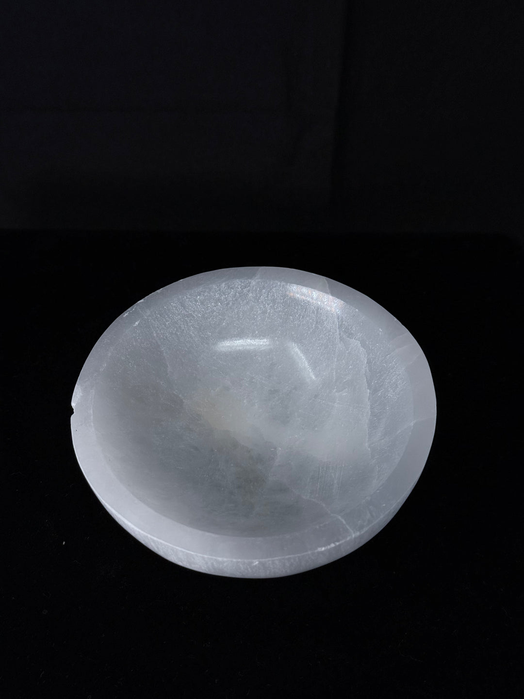 Selenite Round Cleansing Bowls