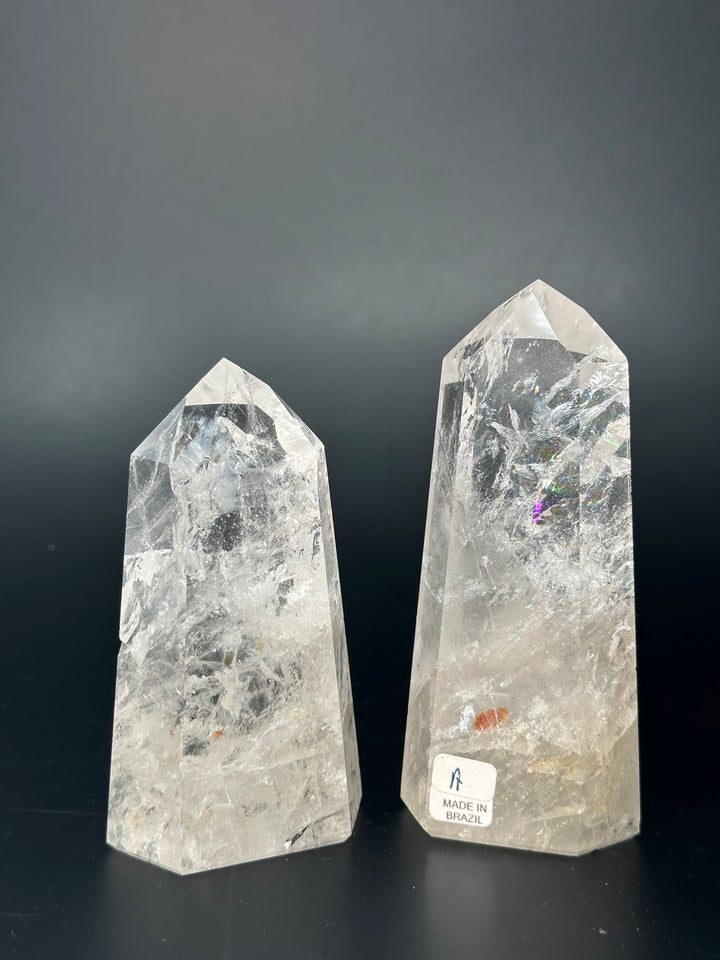 Clear Quartz Point Tower "A" Quality from Brazil