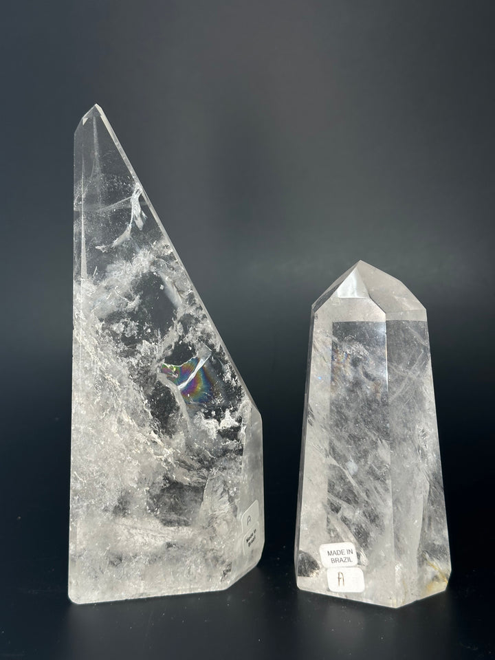 Clear Quartz Point Tower "A" Quality from Brazil