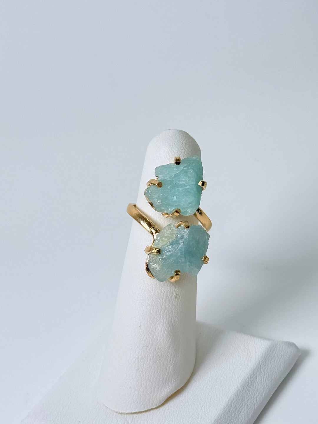 Aquamarine Dual Ring