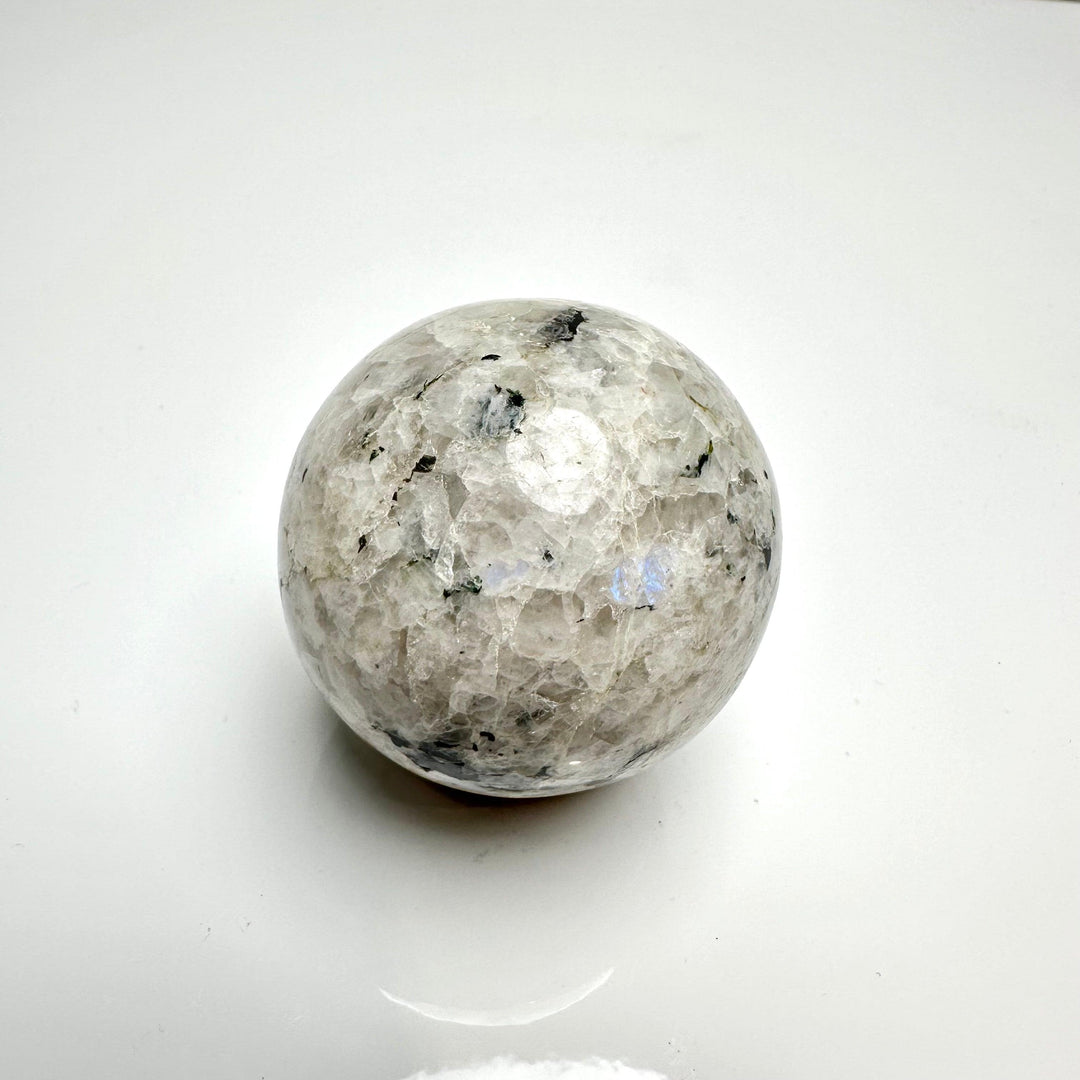 Black Moonstone Sphere-Sphere : 200 - 250 g - System