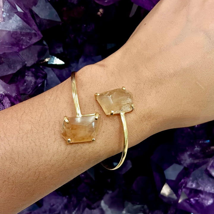 Citrine Dual Faceted Bracelet - The Harmony Store