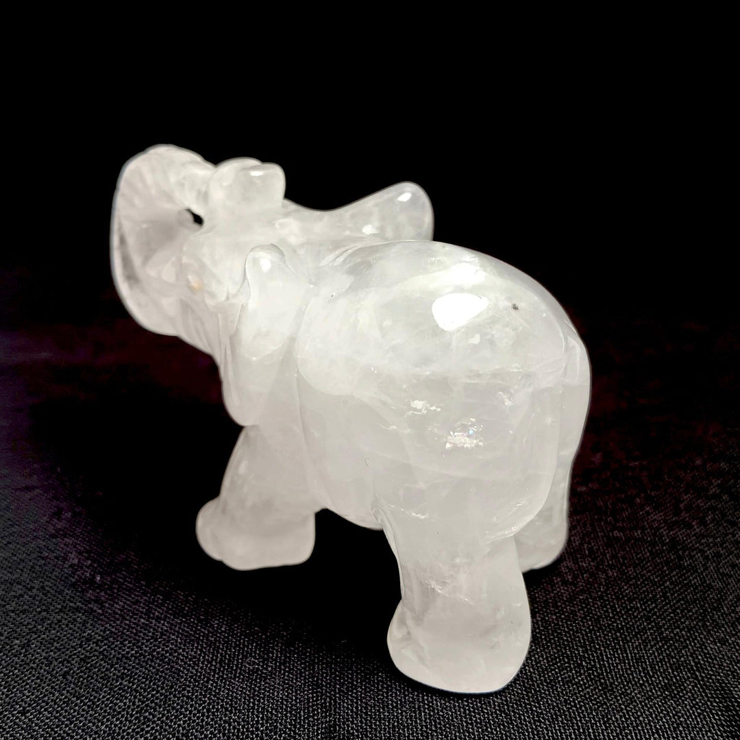 Elephant 3" Clear Quartz - The Harmony Store