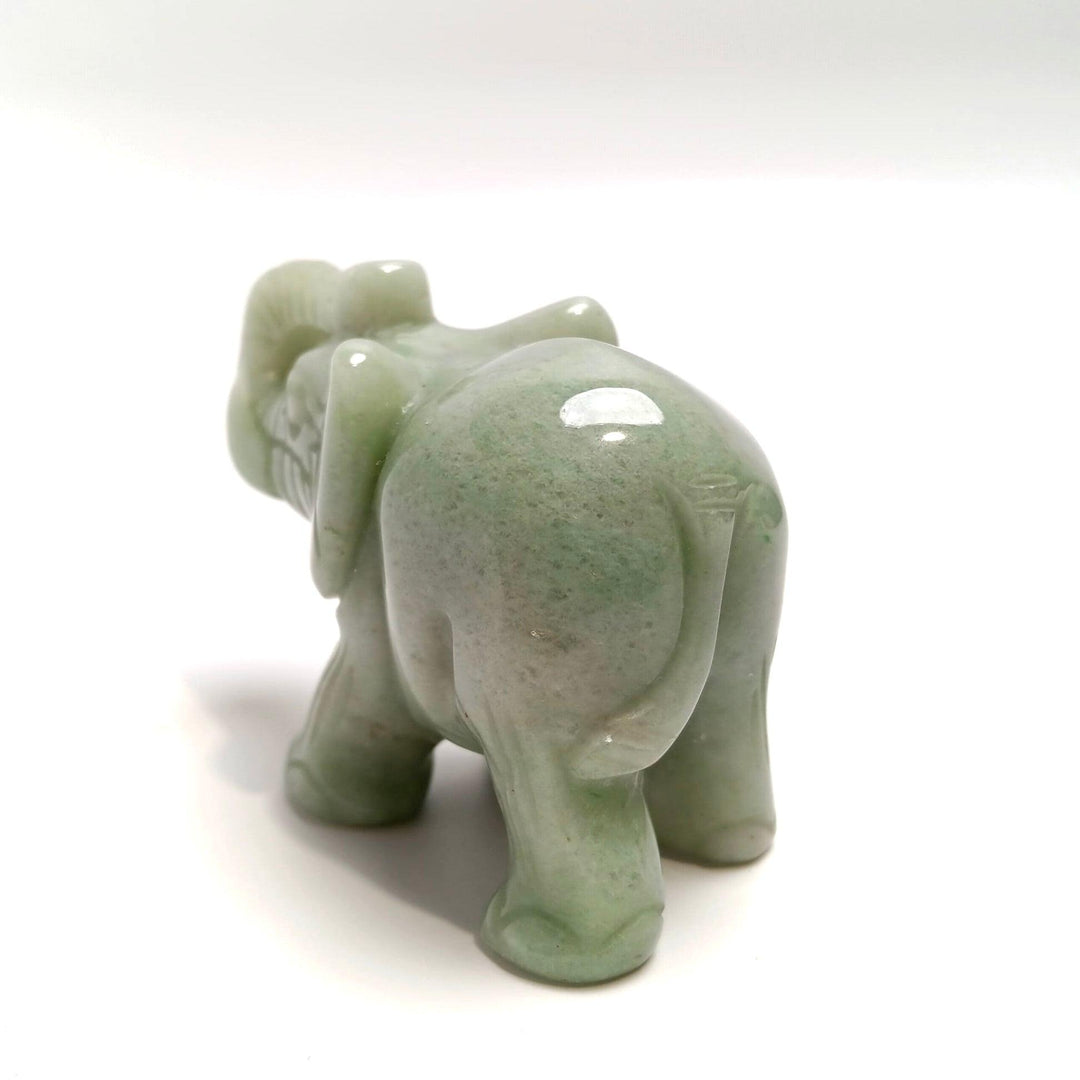 Elephant 3" Green Aventurine - The Harmony Store