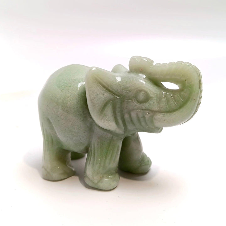 Elephant 3" Green Aventurine - The Harmony Store