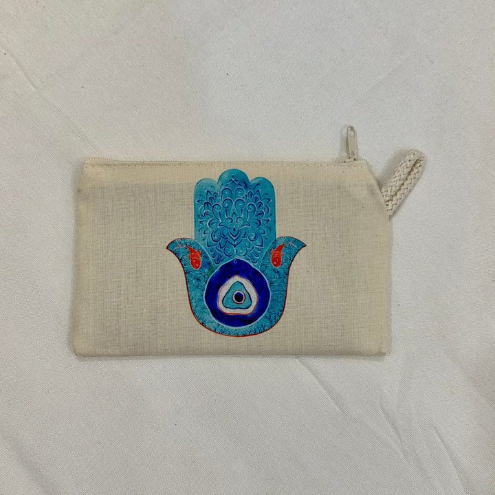 Evil Eye Pouch Bag-Blue : 6" x 3" - The Harmony Store