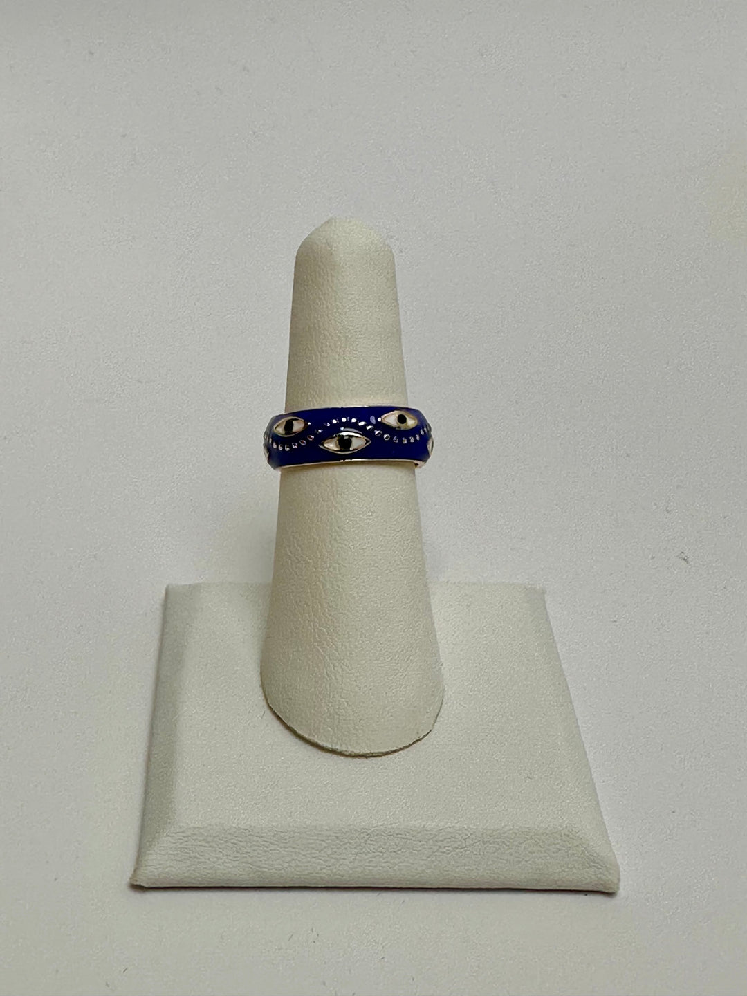 Evil Eye Ring Solid - Adjustable - The Harmony Store