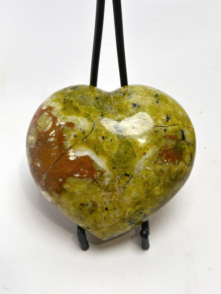 Green Opal Heart