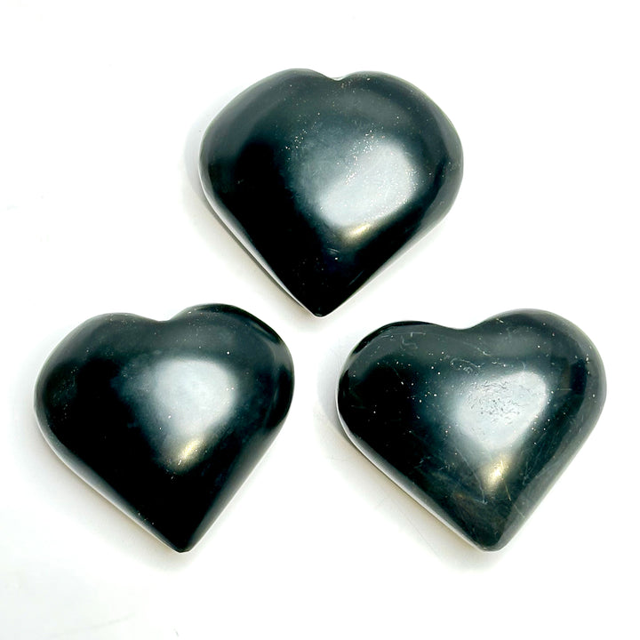 Onyx & Pyrite Heart - The Harmony Store