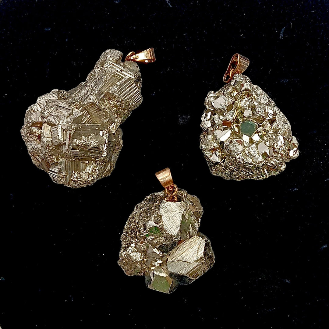 Pyrite Cluster Pendant - The Harmony Store