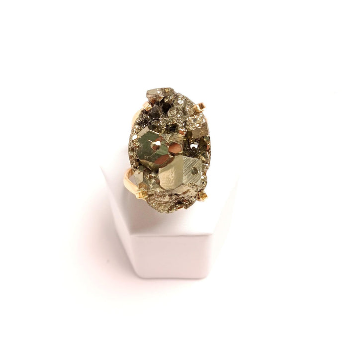 Pyrite Wire Ring - The Harmony Store