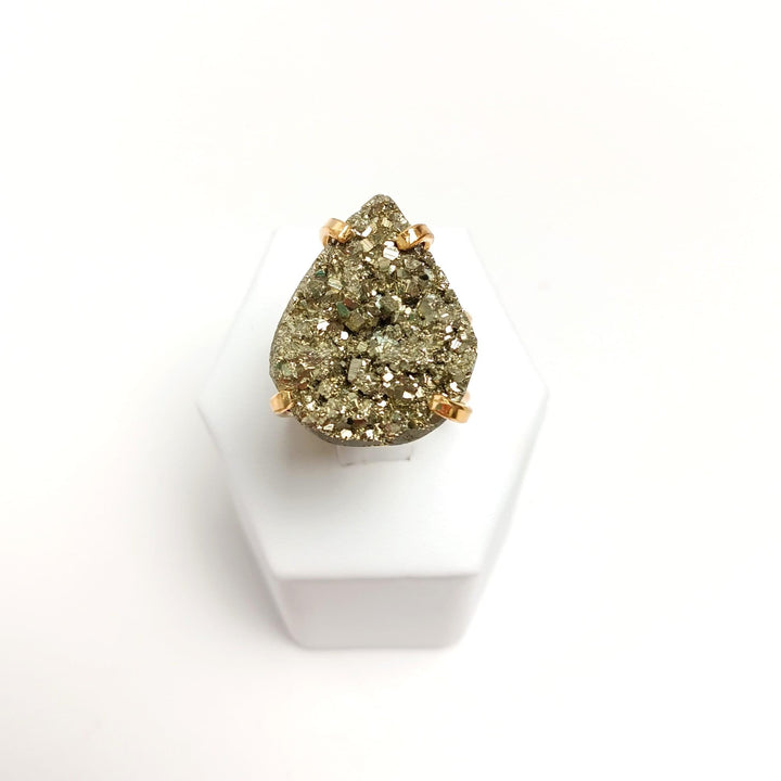 Pyrite Wire Ring - The Harmony Store