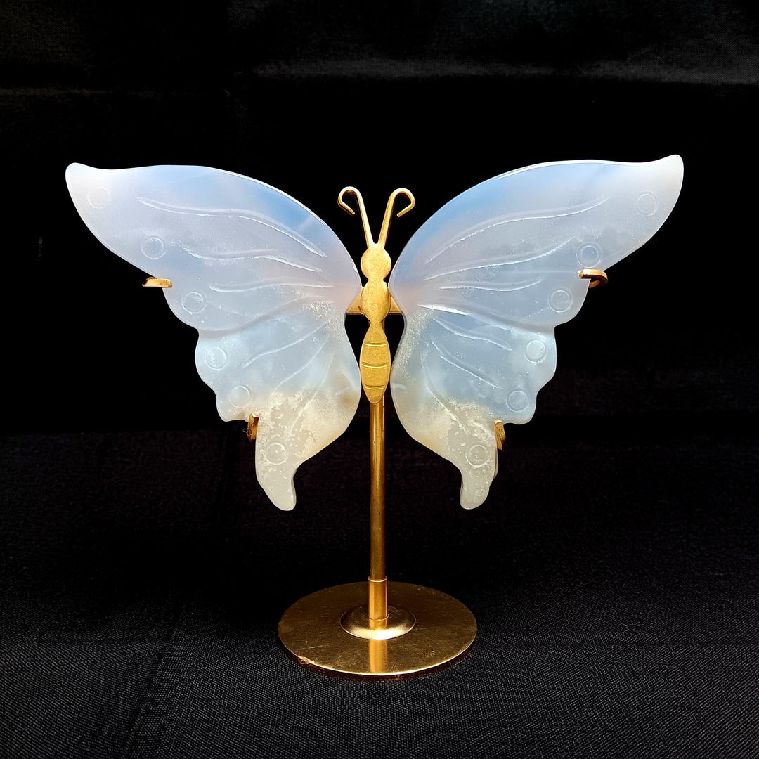 Quartz Butterfly with Copper Base - The Harmony Store