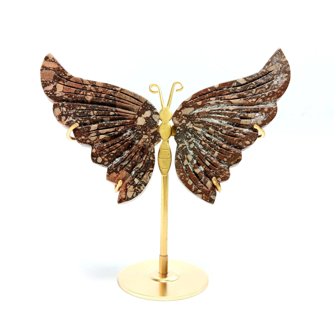 Quartz Butterfly with Copper Base - The Harmony Store