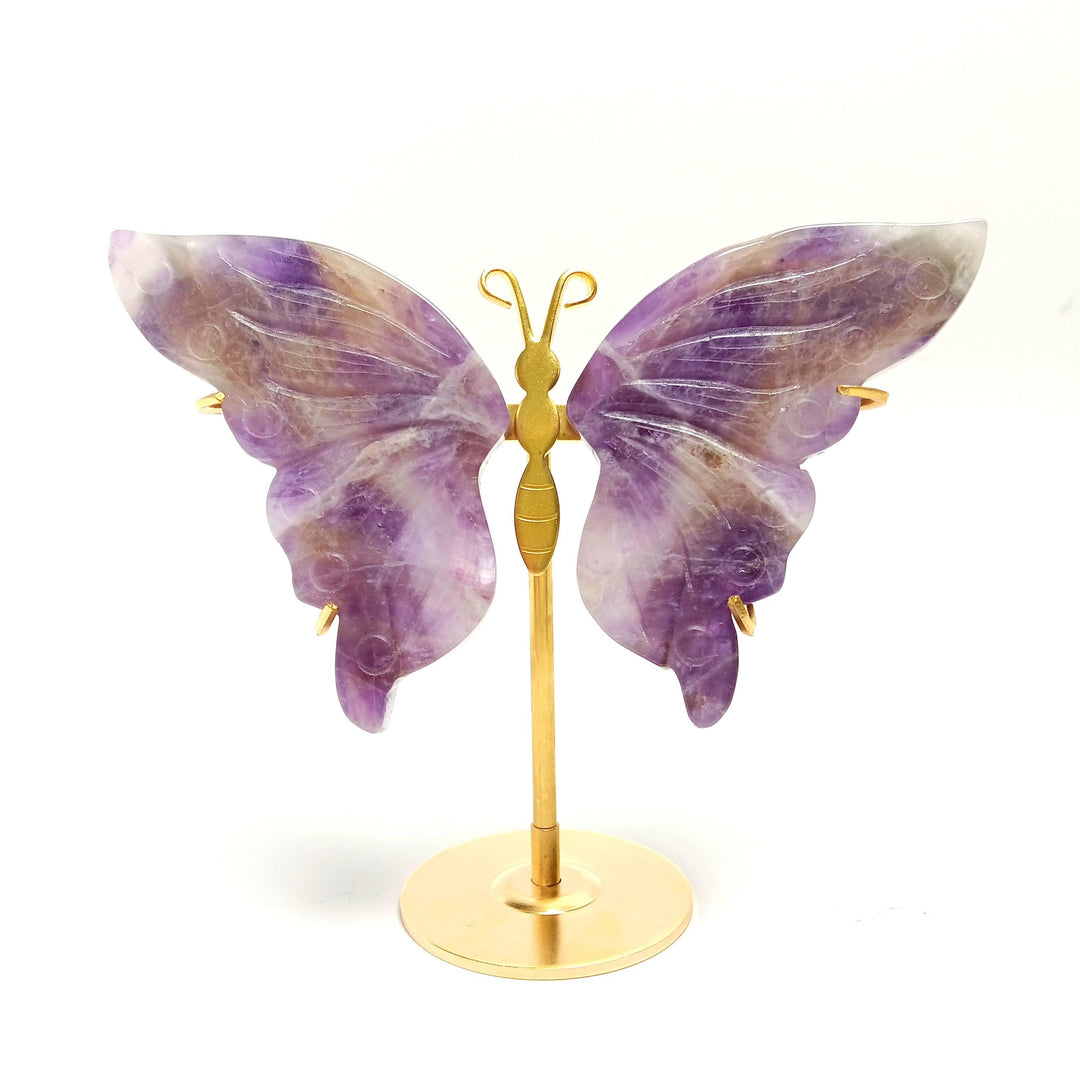 Quartz Butterfly with Copper Base - The Harmony Store