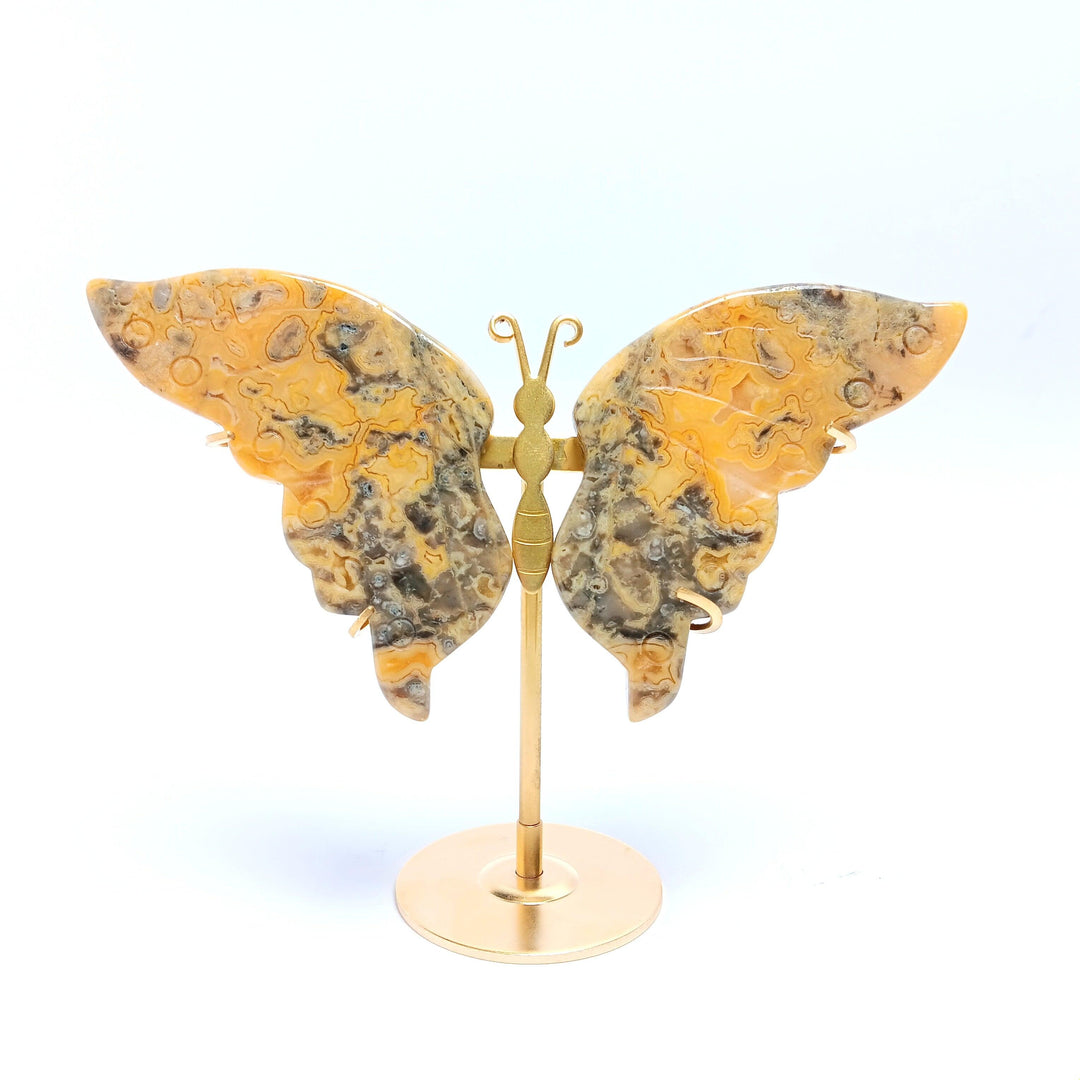 Quartz Butterfly with Copper Base - The Harmony Store