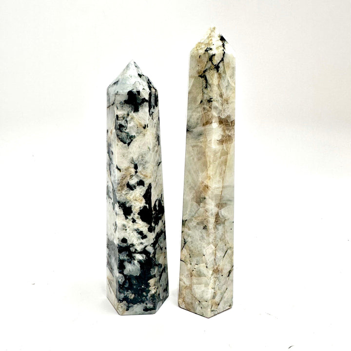 Rainbow Moonstone Tower Obelisk - The Harmony Store