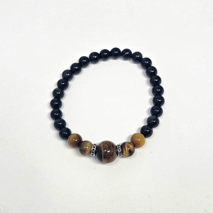 Black Obsidian & Tiger's Eye - Protection Bracelet