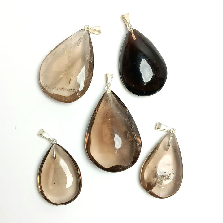 Smoky Quartz Drop Pendant - The Harmony Store