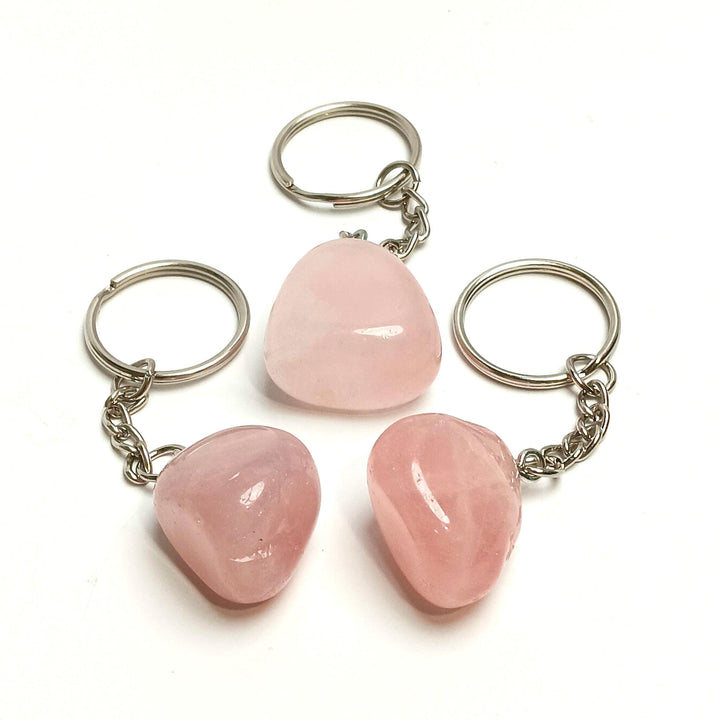 Tumbled Crystal Keychain - The Harmony Store