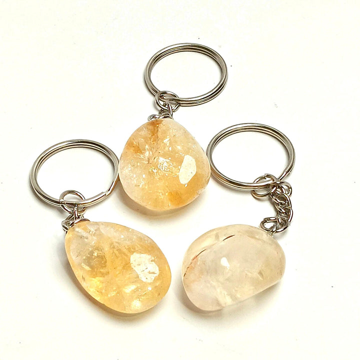 Tumbled Crystal Keychain - The Harmony Store