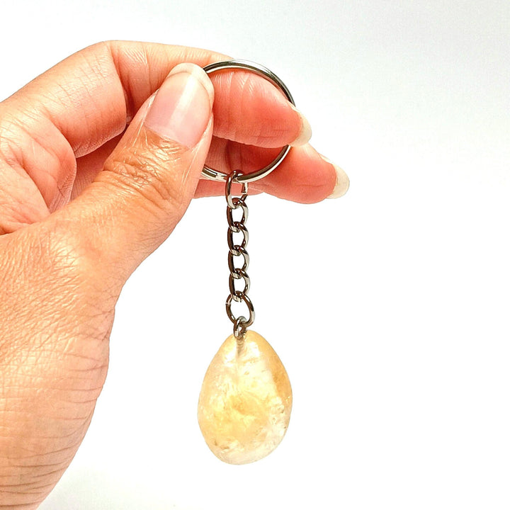 Tumbled Crystal Keychain - The Harmony Store