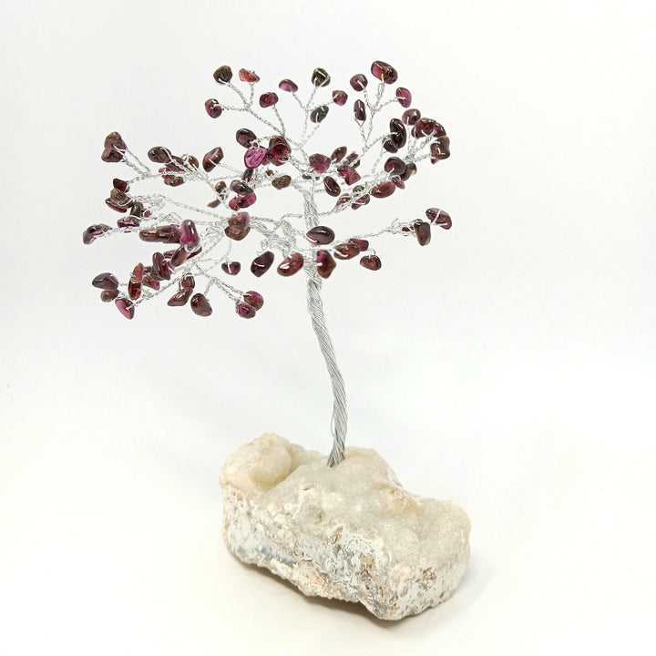 Zeolite Apophyllite Tree of Life: Garnet - The Harmony Store