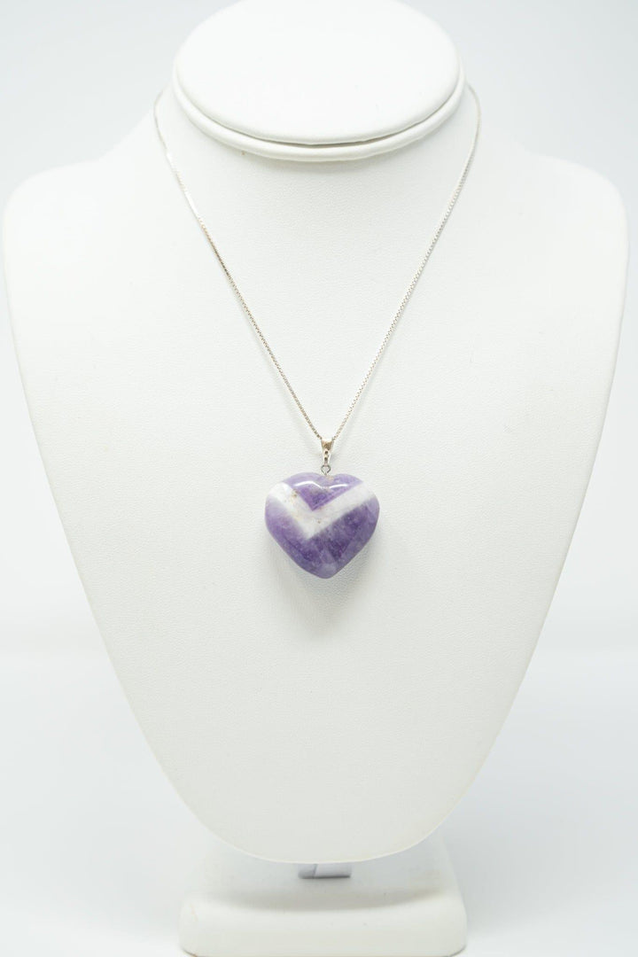 Amethyst Heart Pendant Amethyst