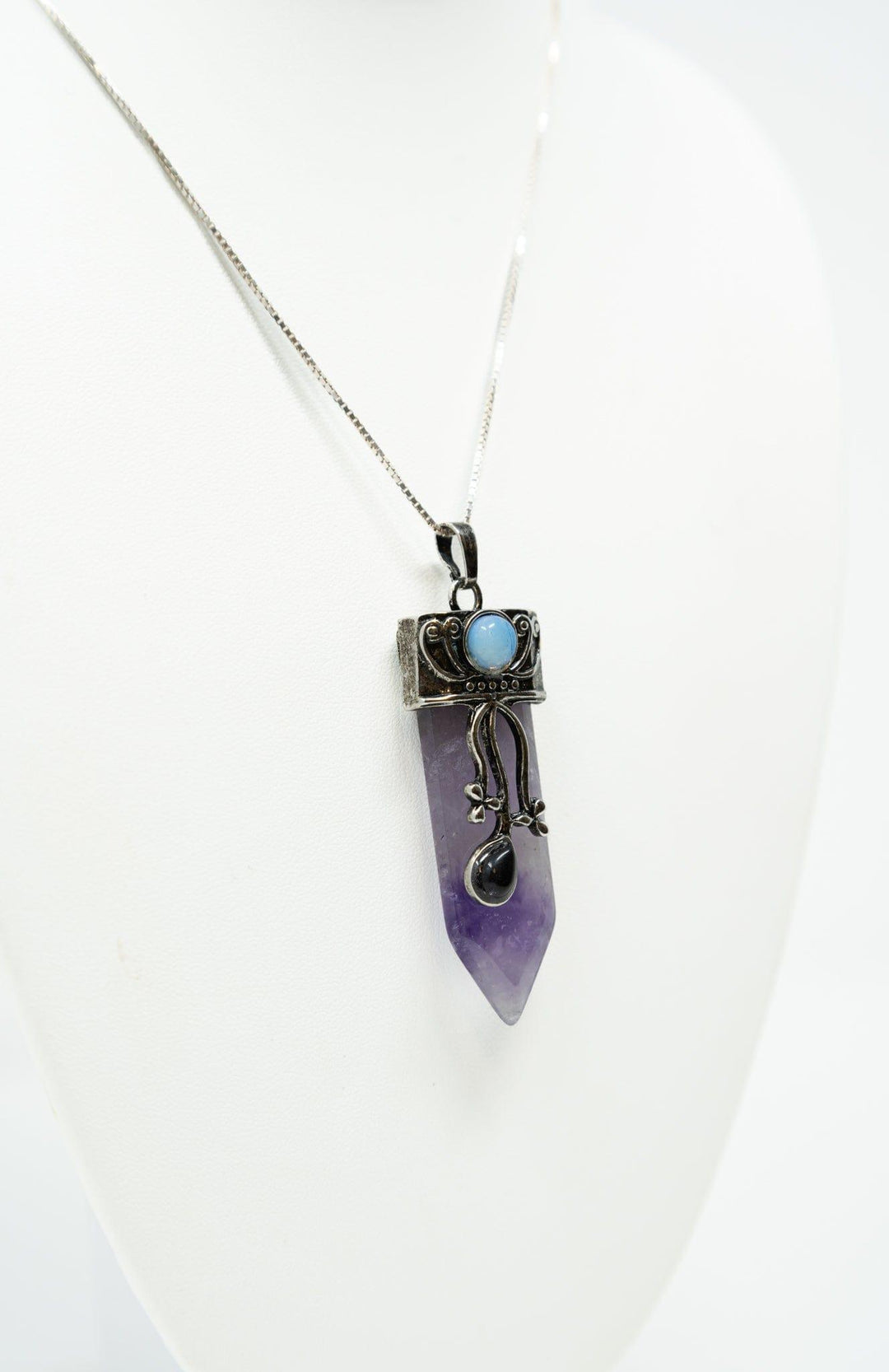 Amethyst Sword Pendant Amethyst