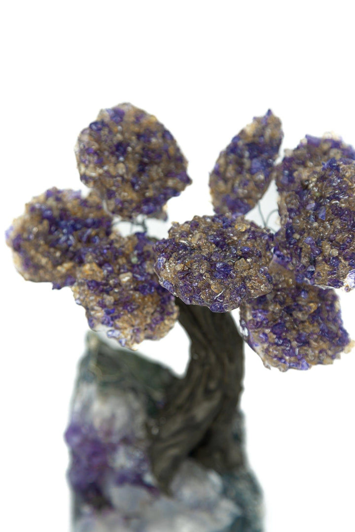 Ametrine 10 Leaf Bonsai Tree Amethyst