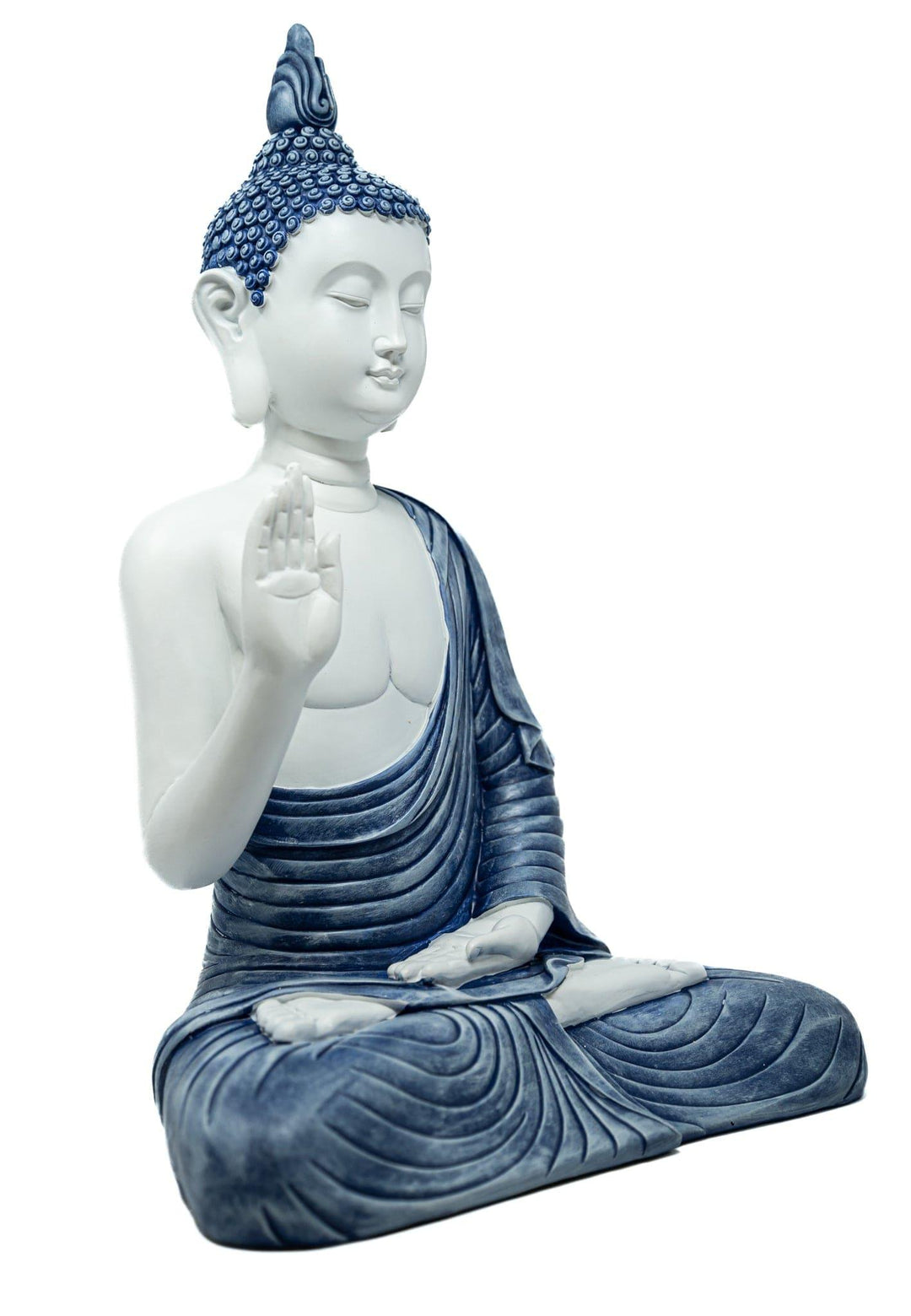 20 inch Blue Buddha Statue Home Decor Decals