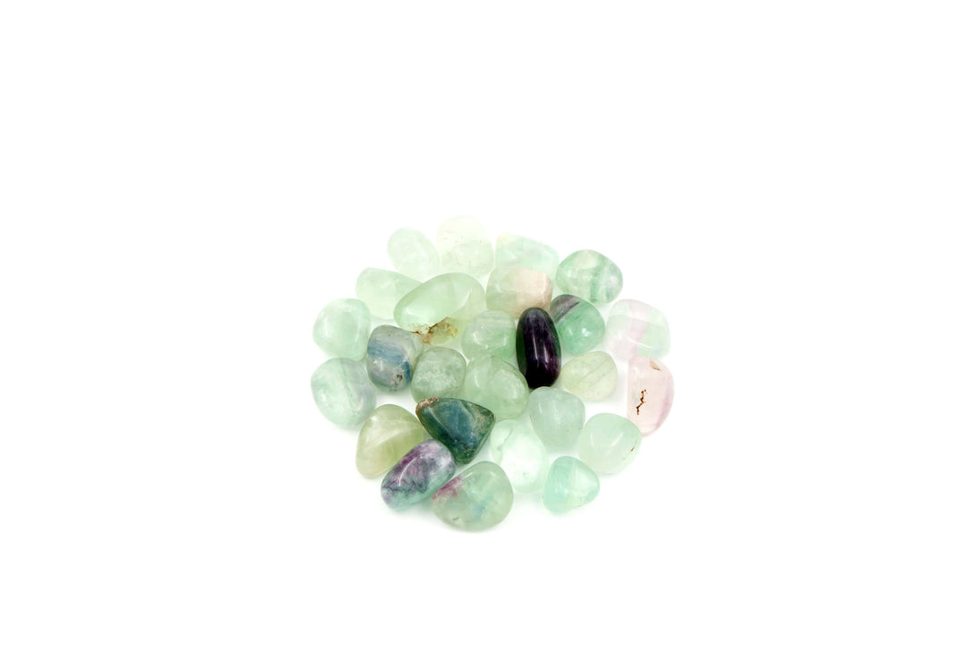 Rainbow Fluorite Tumbled Stone Crystal Tumbled