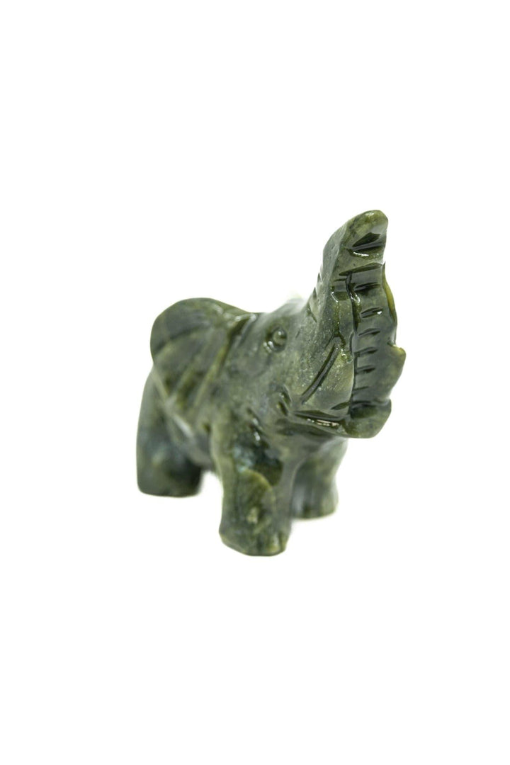 Hand Carved Jade Elephant