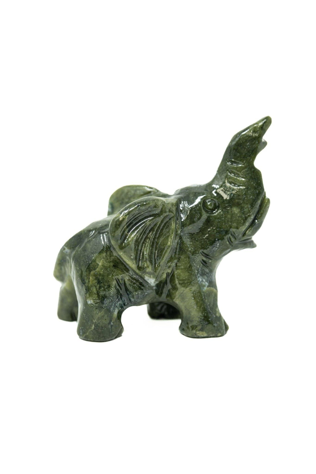 Hand Carved Jade Elephant