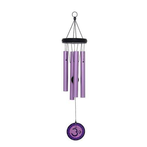 Mandala Wind chime - 7 Chakras Windchime Crown - Purple Wind Chimes