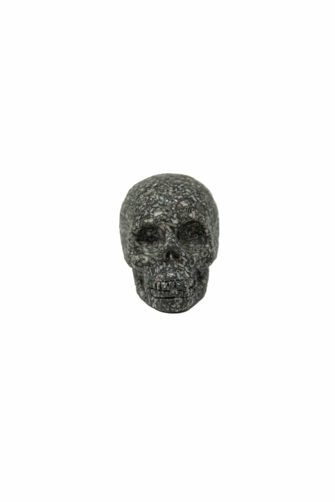 Picture Jasper Skull Hand Carved