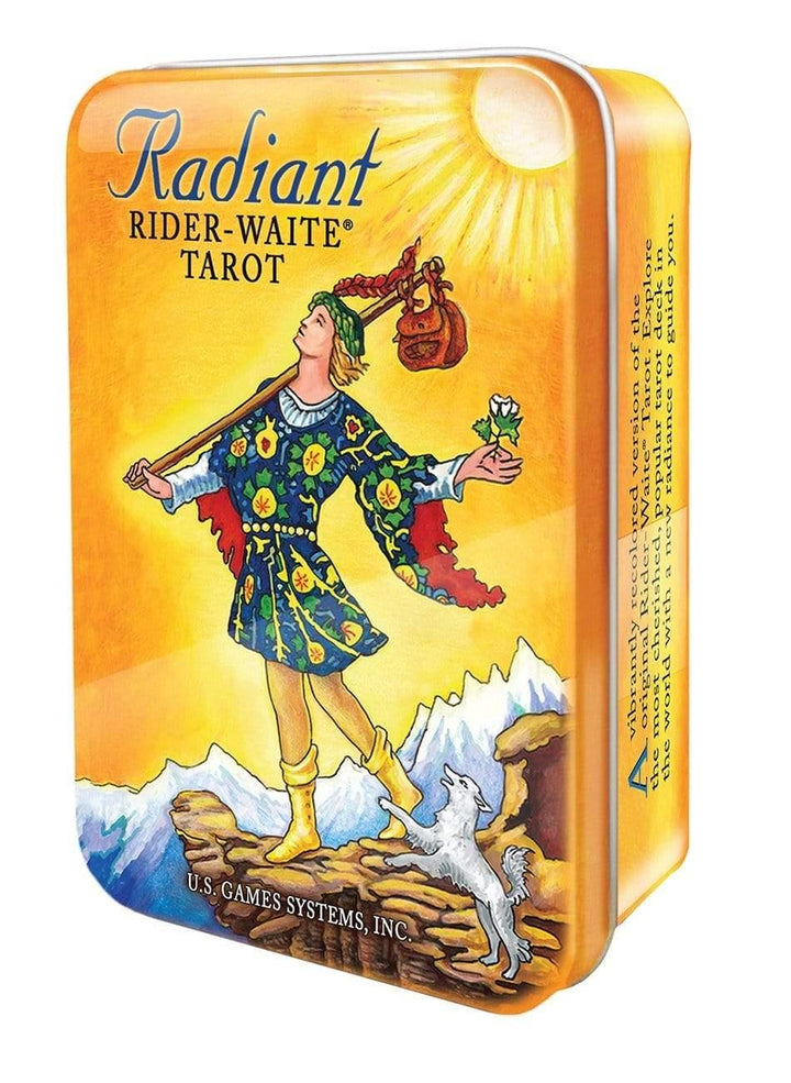 Radiant Rider-Waite in a Tin Tarot Deck