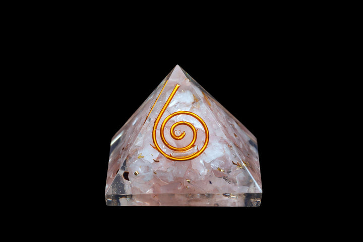 Orgonite and Rose Quartz Pyramid