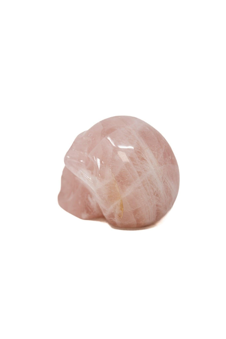 Rose Quartz Skull Crystal Skull