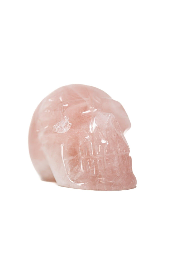 Rose Quartz Skull Crystal Skull