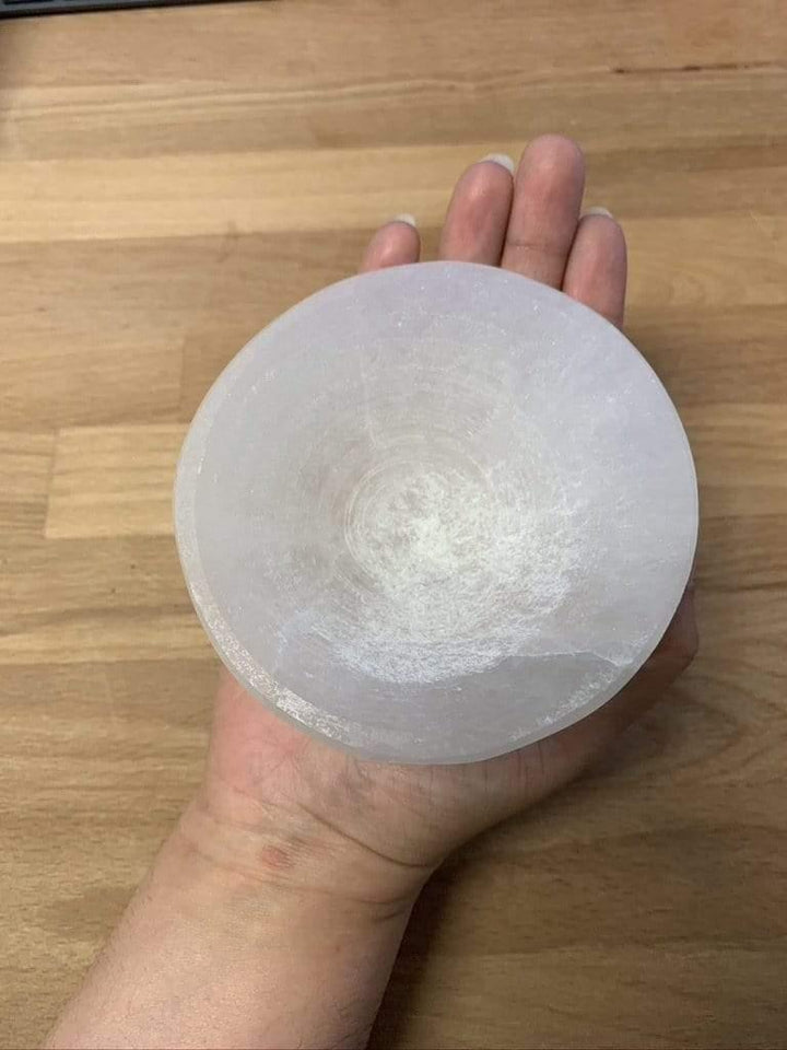 Selenite Cleansing Bowl - Round crystal