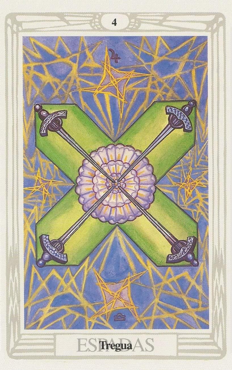 Spanish Crowley Thoth Tarot Deck Small Tarot Deck