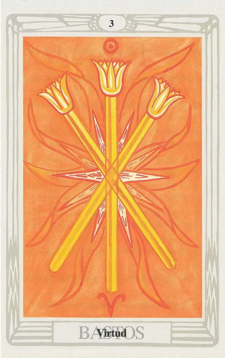 Spanish Crowley Thoth Tarot Deck Small Tarot Deck