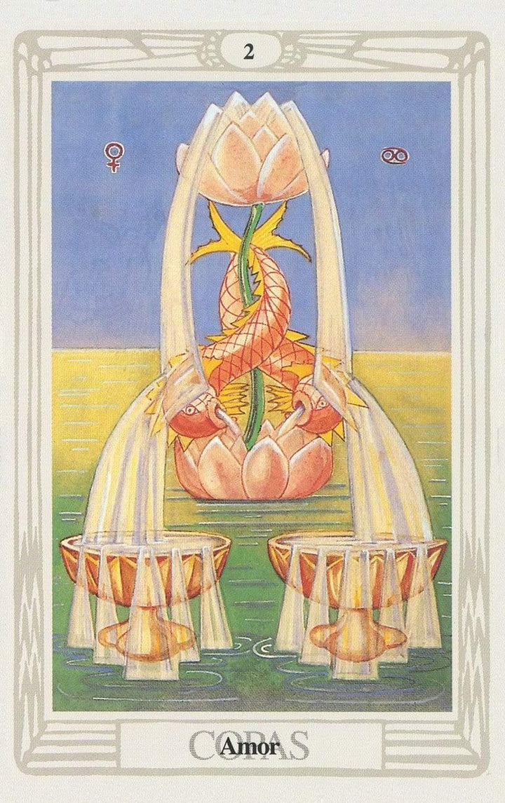 Spanish Crowley Thoth Tarot Deck Small Tarot Deck