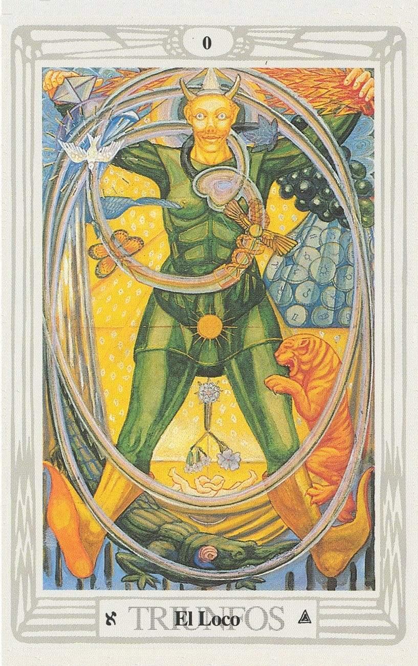 Spanish Crowley Thoth Tarot Deck Small Tarot Deck